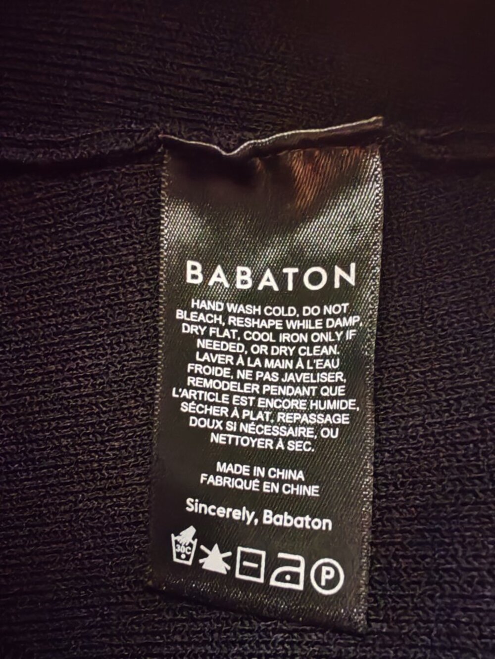 Babaton by Aritzia black sweater XS - Picture 11 of 11